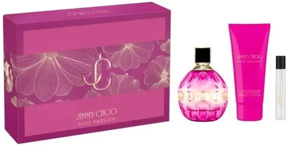 Jimmy Choo Kit Rose Passion - Apă de Parfum , 100 și 7.5 ml + Loţiune , 100 ml
