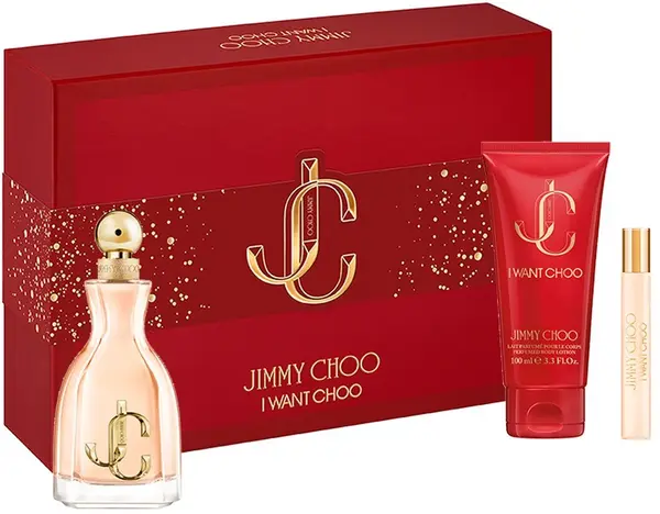Jimmy Choo Set I Want Choo - Apă de Parfum, 100 și 7.5 ml + Loţiune, 100 ml
