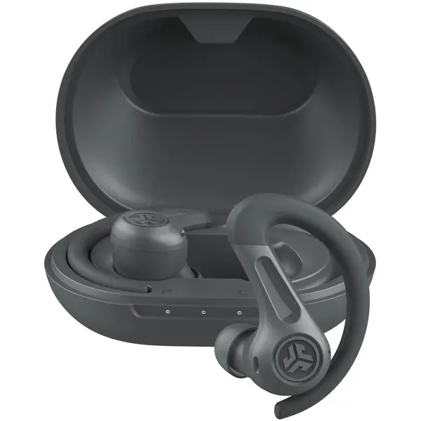 JLab Casti Alergare JLAB JBuds Sport ANC 4, True Wireless, Bluetooth, In-Ear, Microfon, Noise Cancelling, Negru