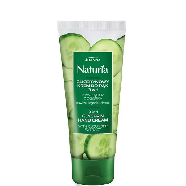 Joanna 3 in 1 Glycerin Hand Cream with Cucumber Extract 100g