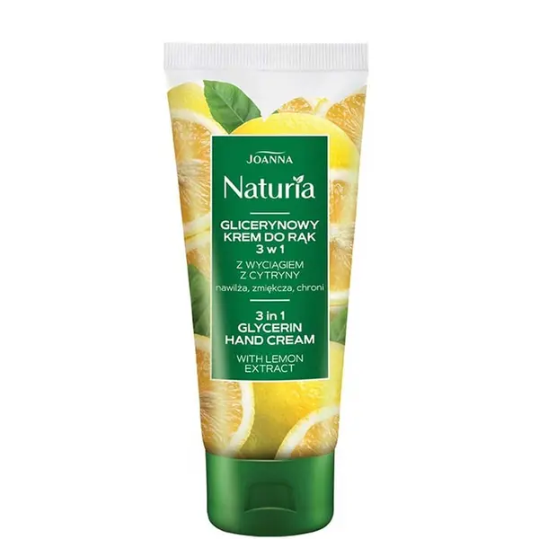 Joanna 3 in 1 Glycerin Hand Cream with Lemon Extract 100g