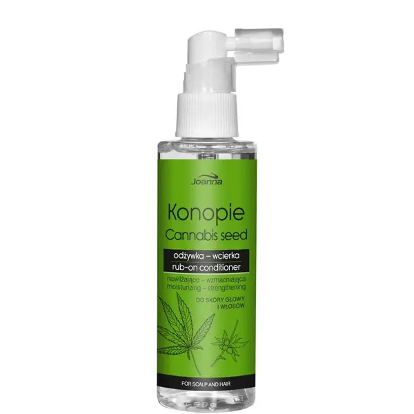 Joanna Cannabis Rub-on Moisturising-Strengthening Conditioner for Scalp and Hair 100ml