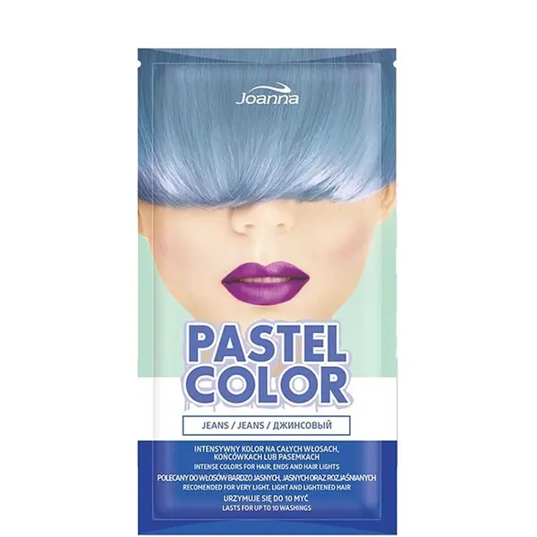 Joanna Pastel Color Semi Permanent Hair Colour Shampoo Dye 35g - Jeans