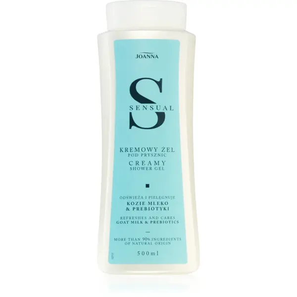 Joanna Sensual Creamy Shower Gel gel de duș Goat Milk & Prebiotics 500 ml