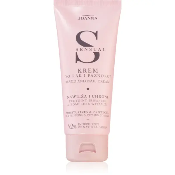 Joanna Sensual hidratant si pentru protectie solara de maini Silk Proteins & Vitamin Complex 100 g