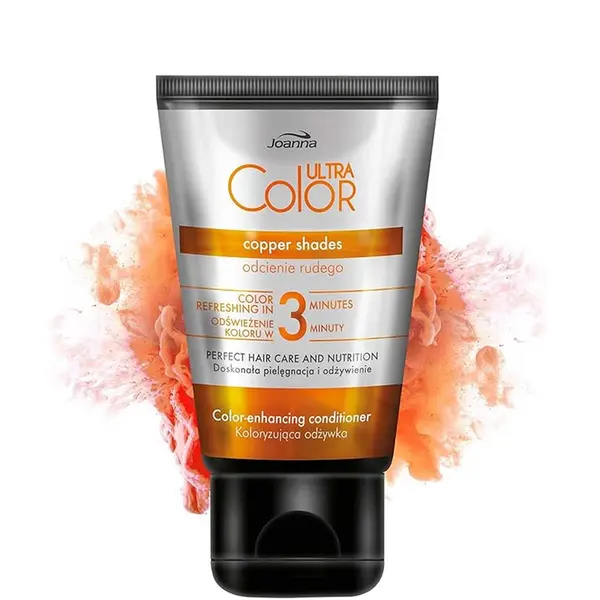 Joanna Ultra Color 3 Minutes Colour Enhancing Hair Conditioner 100g - Copper shades