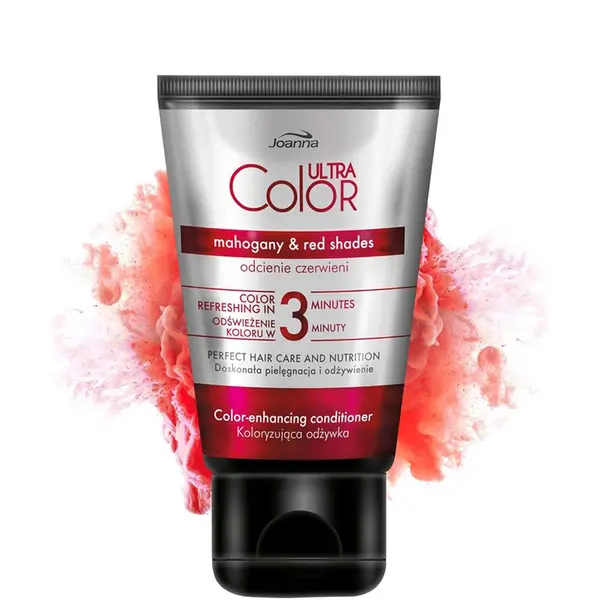 Joanna Ultra Color 3 Minutes Colour Enhancing Hair Conditioner 100g - Mahogany & Red shades