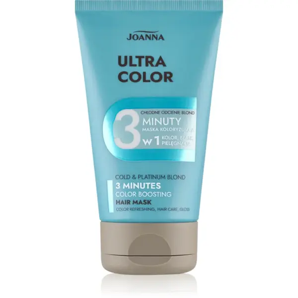 Joanna Ultra Color Cold Platinum Blond Shades 3 Minutes balsam nuanțator culoare Cold Platinum 100 g