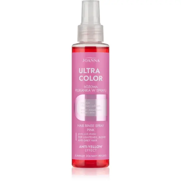 Joanna Ultra Color Hair Rinse Pink Spray spray tonifiant culoare Pink 150 ml