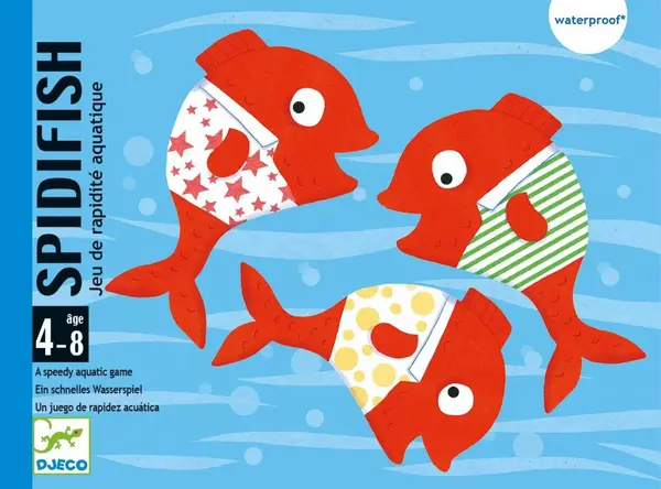 Joc acvatic cu carti Spidifish, Djeco