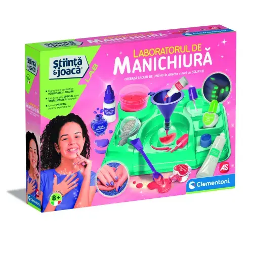 Joc Clementoni Stiinta si joaca Laboratorul de manichiura