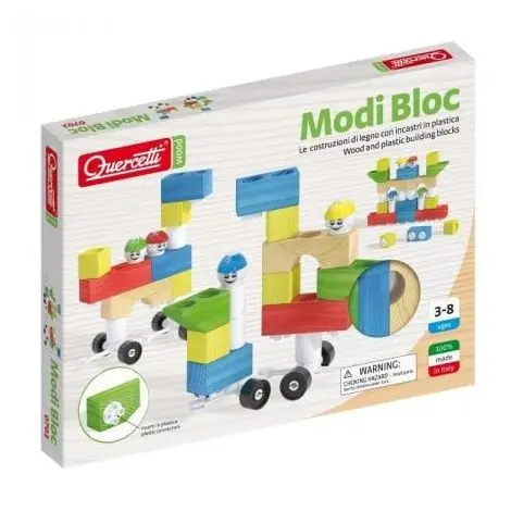 Joc constructie Quercetti Modi Bloc 30 piese