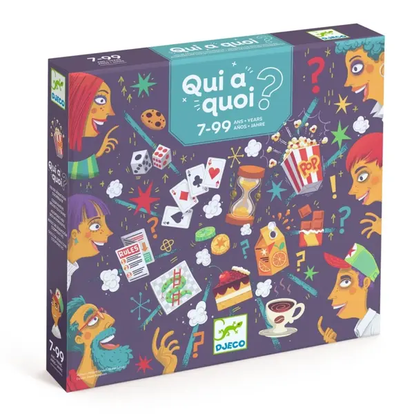 Joc cooperativ de logica Qui-a-quoi? Djeco