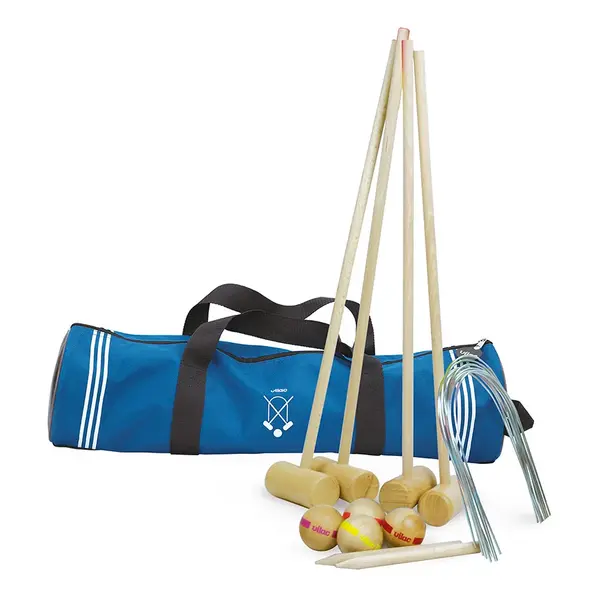 Joc Croquet Crochet din lemn pentru exterior - 4 jucatori - Vilac