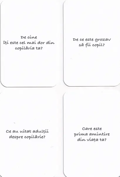 Joc de carti - 50 de intrebari despre copilarie | The Funny Brand