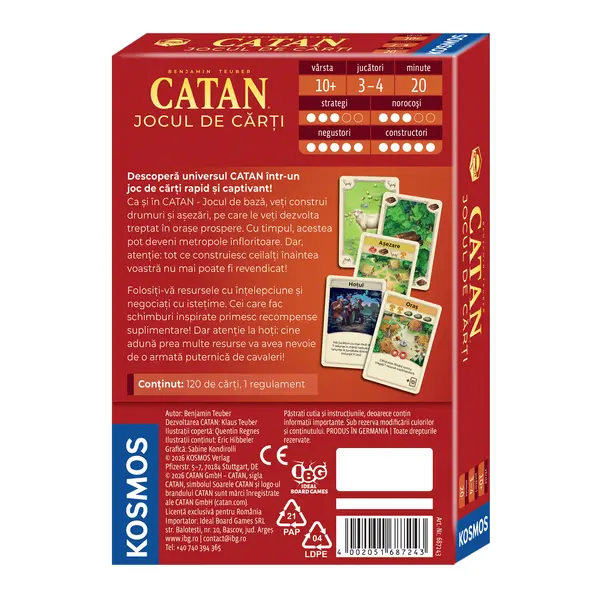 Joc de carti - Catan | Kosmos