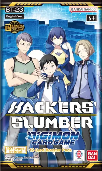 Joc de carti - Digimon Card Game: Hackers’ Slumber Booster (BT-23) | Bandai