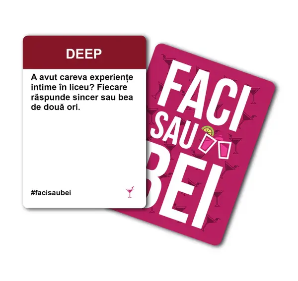 Joc de carti - Faci sau Bei - Seara fetelor | Faci sau Bei