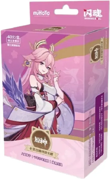 Joc de carti - Genshin Impact - Starter Deck 05 - Yae Miko - Series 3 | MiHoYo