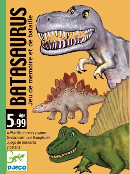 Joc de cărți pentru copii Djeco - Batasaurus