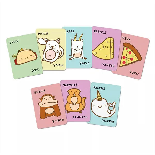 Joc de carti - Pisica Capra Branza Pizza (RO) | Dolphin Hat