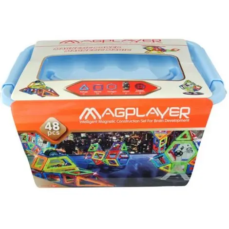 Joc de constructie magnetic - 48 piese