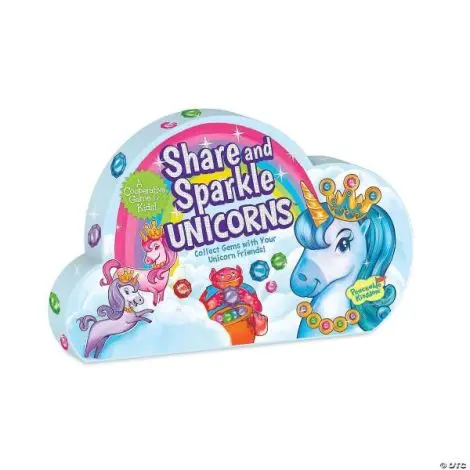 Joc de cooperare cu unicorni si pietre pretioase, Unicorni sclipiciosi
