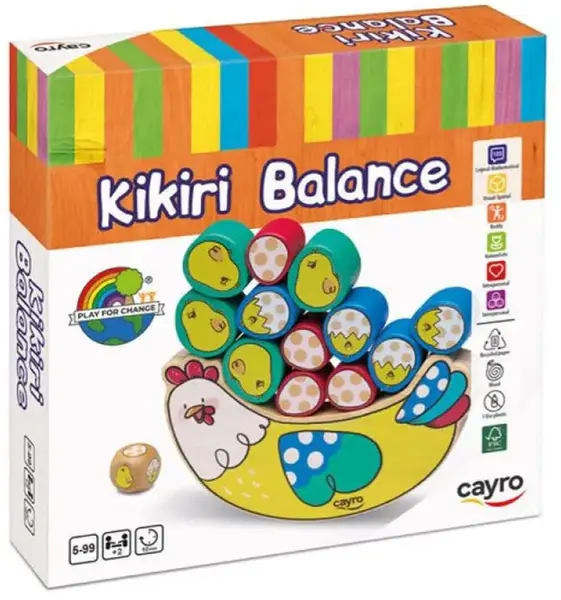 Joc de echilibru din lemn Cayro - Kikiri