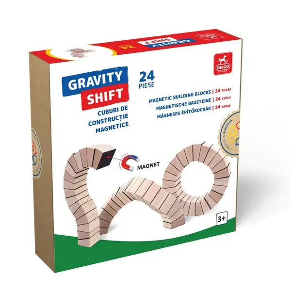 Joc de Indemanare, Deico, Gravity Shift, 24 Piese din Lemn