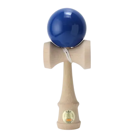 Joc de indemanare din lemn Kendama Ozora, 18 cm - Albastru