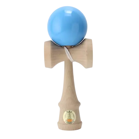 Joc de indemanare din lemn Kendama Ozora, 18 cm - Bleu
