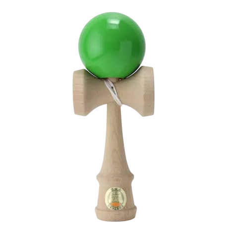 Joc de indemanare din lemn Kendama Ozora, 18 cm - Verde