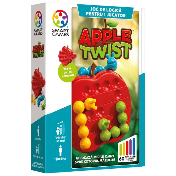Joc de logica cu 60 de provocari, Smart Games, Apple Twist
