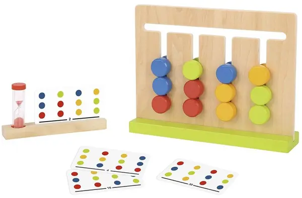 Joc de logică din lemn Tooky Toy - Culori