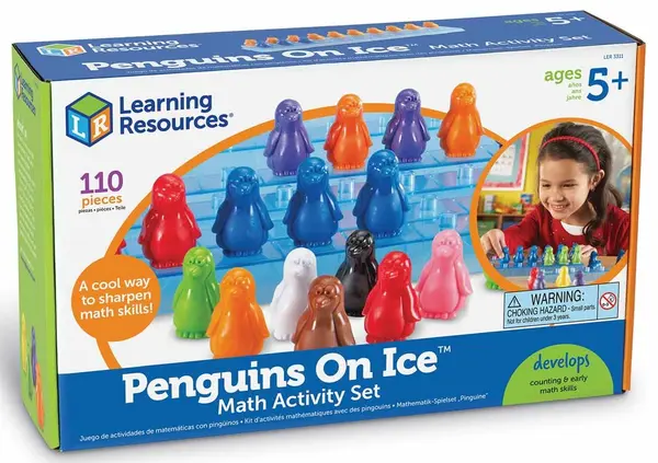 Joc de logică pentru copii Learning Resources - Pinguini pe gheata