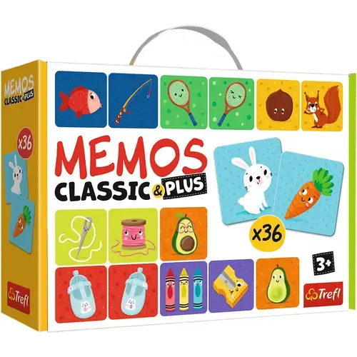 Joc de memorie Trefl Memos Classic/Plus