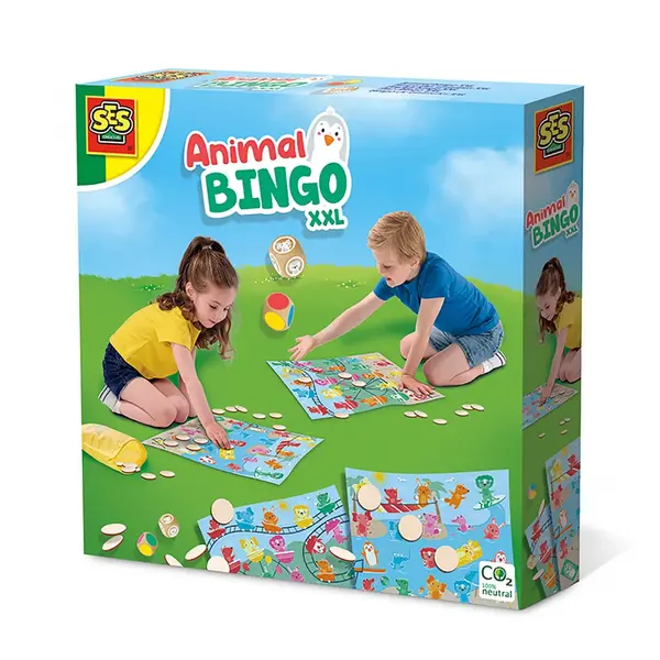 Joc de petrecere - Bingo cu animale XXL,4-7 ani
