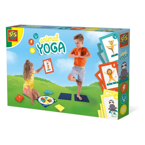 Joc de petrecere - Yoga cu animale, 4-8 ani