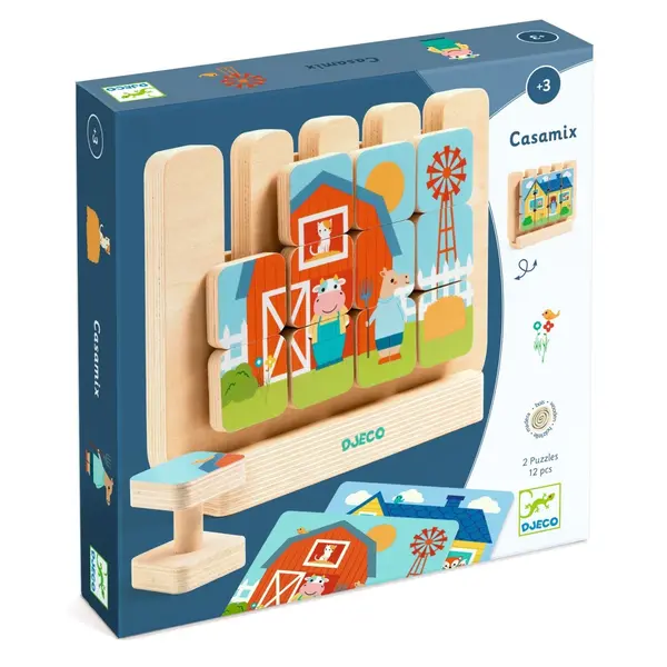 Joc de reconstruit imagini Casamix, Djeco
