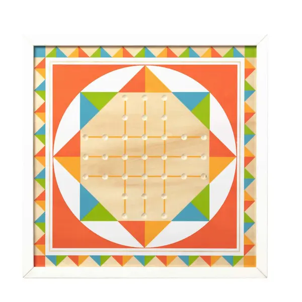 Joc de societate 2 in 1 Solitaire si Sah chinezesc - Melissa Doug