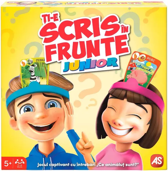 Joc de societate AS Games - Ti-e scris in frunte Junior