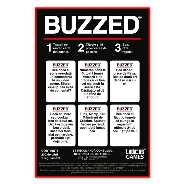 Joc de societate - Buzzed, licenta WDYM (Romana) | Ludicus