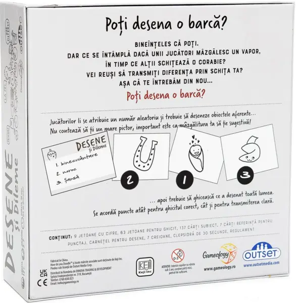 Joc de societate - Desene si dileme | Outset