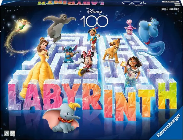 Joc de societate Disney Labyrinth 100th Anniversary - Pentru copii