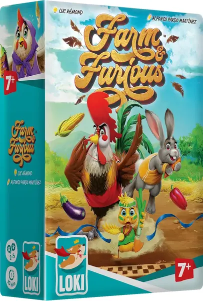 Joc de societate Farm & Furious - Pentru copii