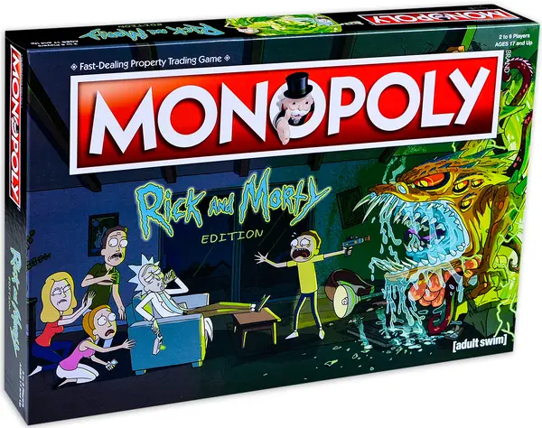 Joc de societate Hasbro Monopoly - Rick and Morty Edition
