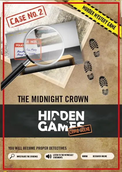 Joc de societate Hidden Games Crime Scene: The Midnight Crown - Tematic
