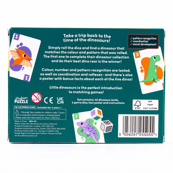 Joc de societate - Little Dinosaurs | Professor Puzzle