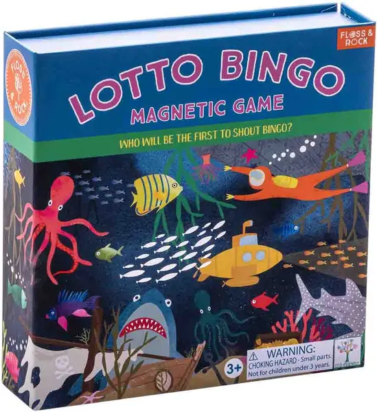Joc de societate Magnetic Lotto Bingo: Deep Sea - Pentru copii