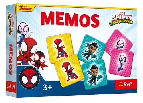 Joc de societate Memos: Spidey and His Amazing Friends - Pentru copii